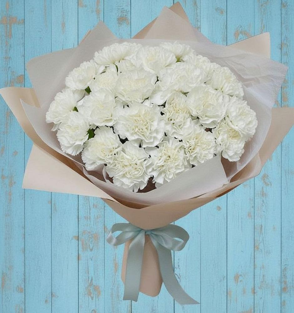 Букет цветов из: Гвоздики в Яя