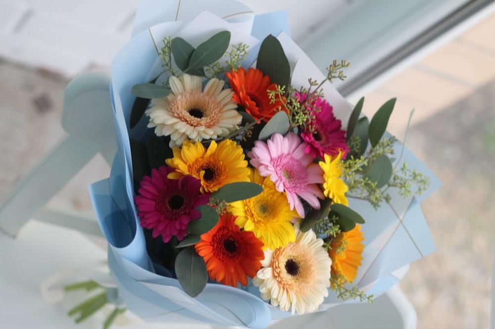 Букет цветов из: Герберы в Яя