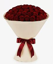 Букет 101 Бордовая роза Блэк Бакарра в Яя