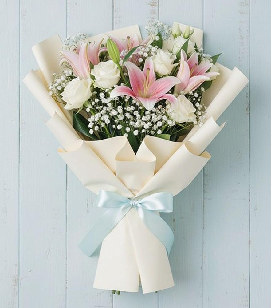 Букет цветов из: Лилии в Яя