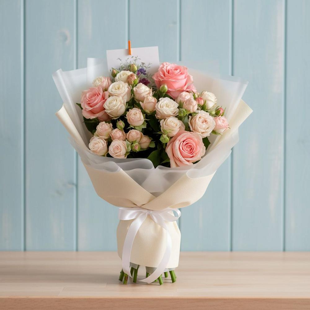 Букет цветов из: Розы в Яя