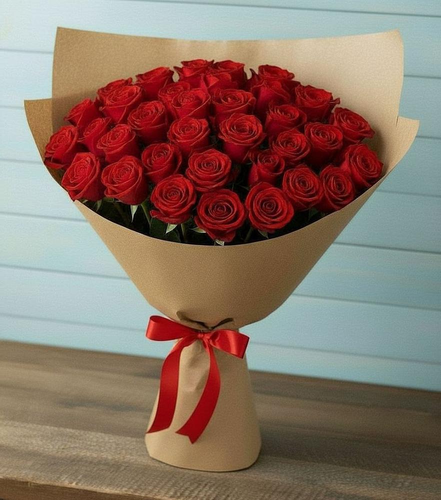 Букет Красные розы Милано в Яя