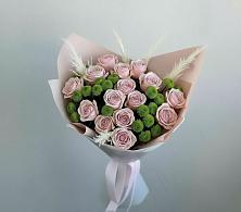 Букет цветов из:  Розы и Хризантемы в Яя