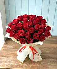 Букет 29 Красных роз в Яя