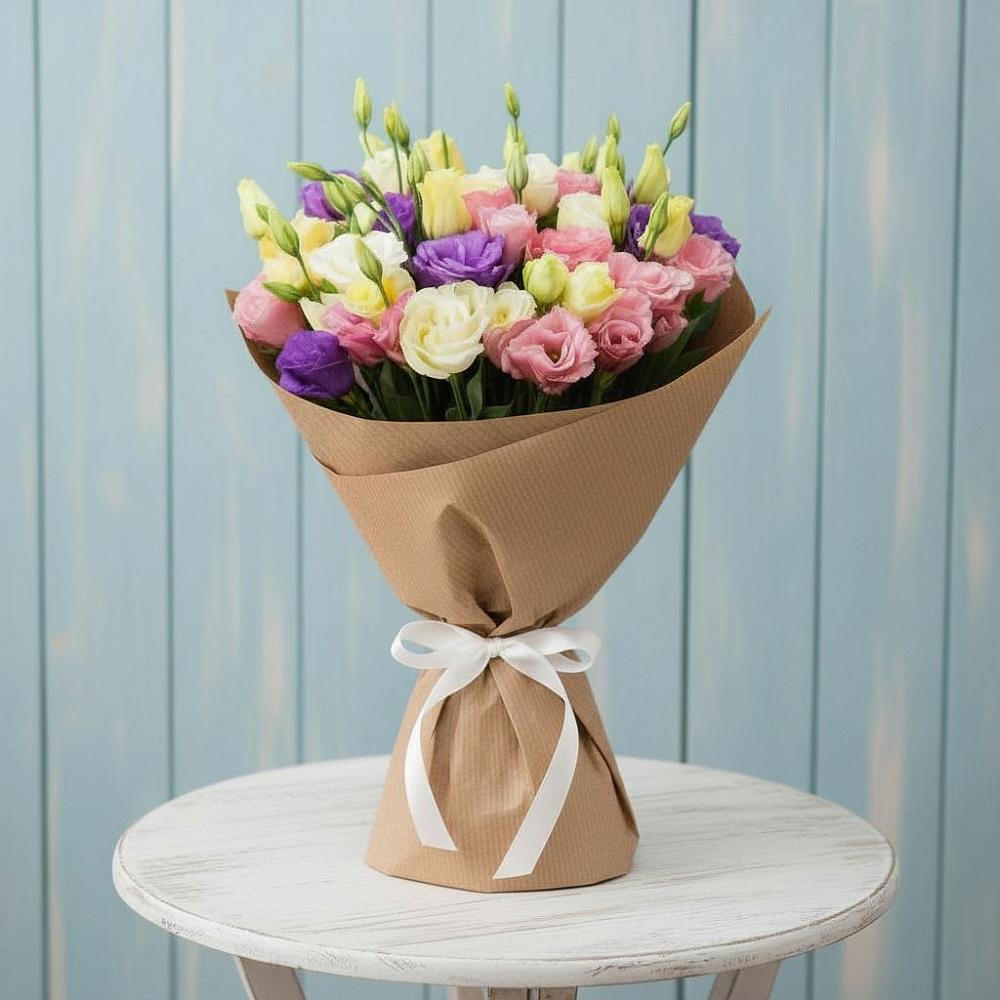 Букет цветов из: Лизиантусы в Яя