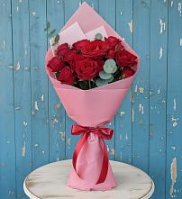 Букет цветов из:  Розы в Яя