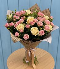 Букет цветов из:  Розы в Яя