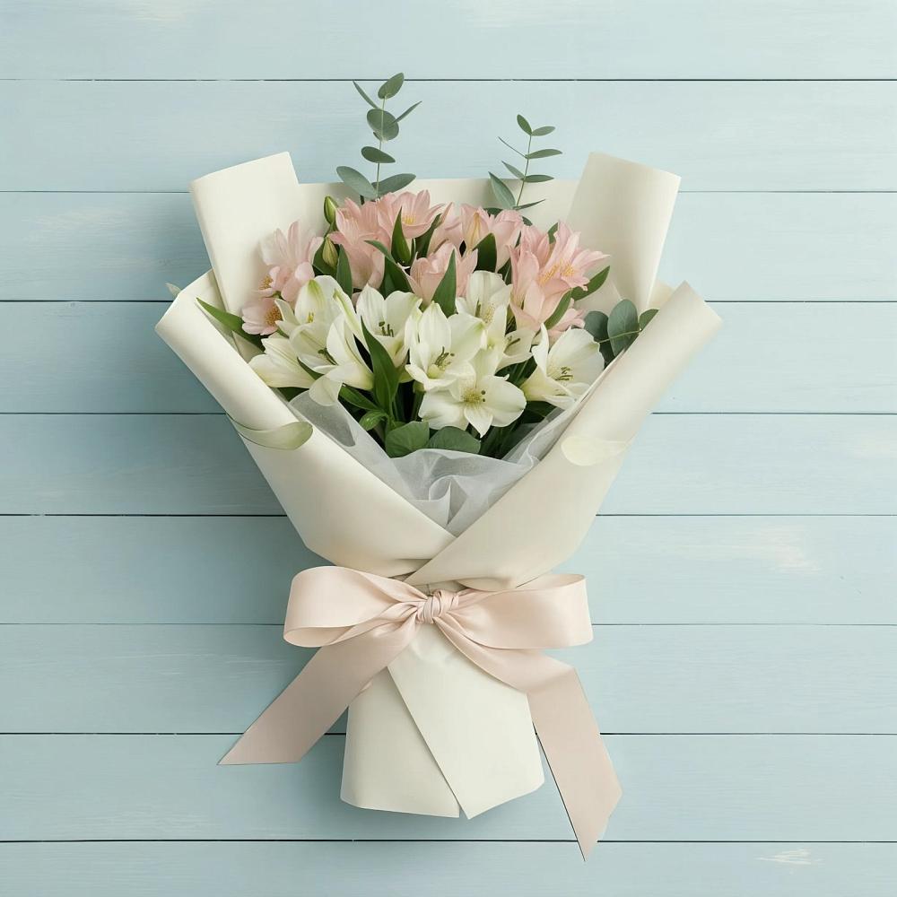 Букет цветов из: Альстромерии в Яя