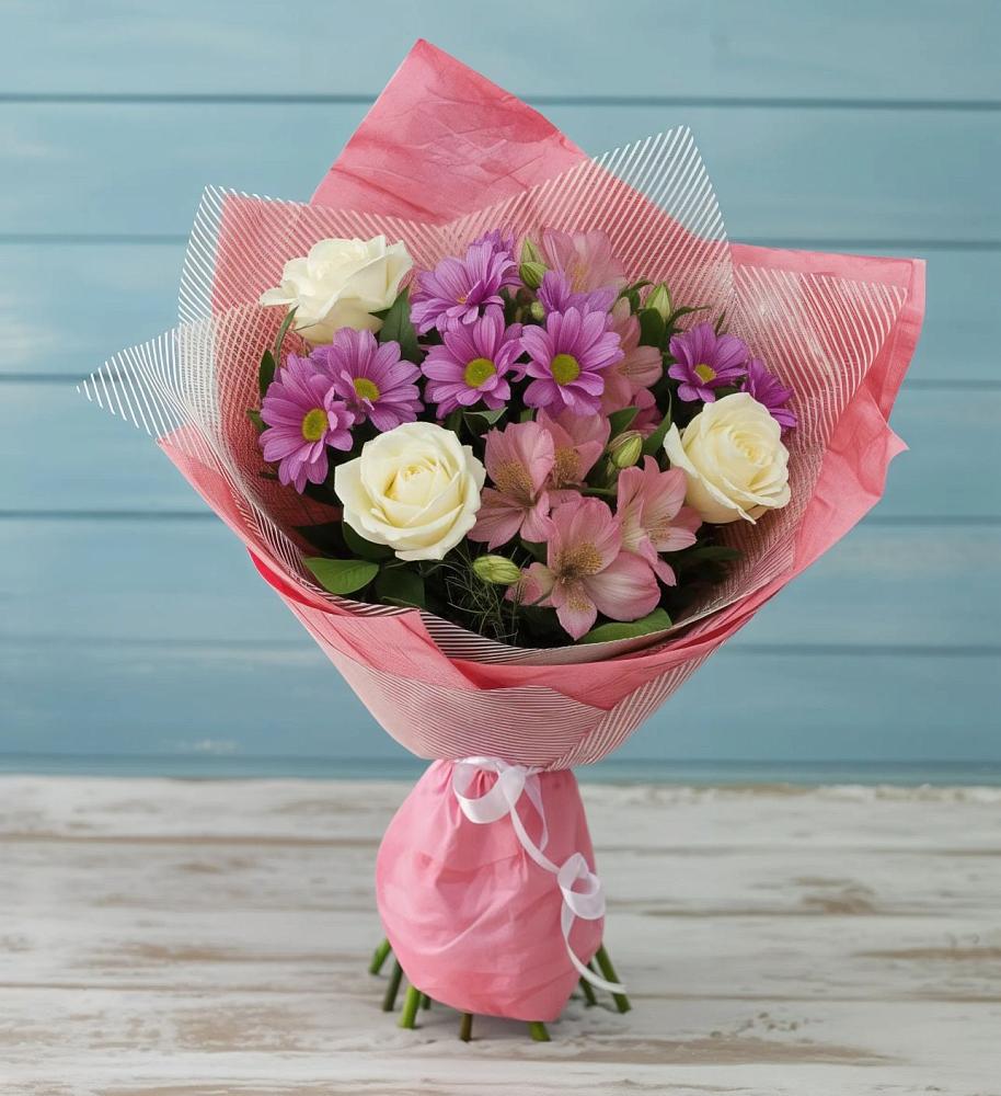 Букет цветов из: Герберы в Яя